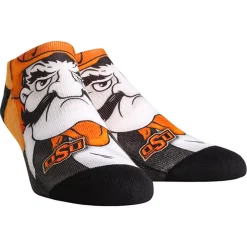Men's Rock Em Socks Oklahoma State Cowboys Mascot Low Ankle Socks