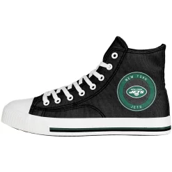 Men's FOCO New York Jets High Top Canvas Sneakers