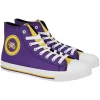 Men's FOCO LSU Tigers High Top Canvas Sneakers 2 Men's FOCO LSU Tigers High Top Canvas Sneakers -STANCE shop 4767743