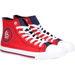Men's FOCO St. Louis Cardinals High Top Canvas Sneakers