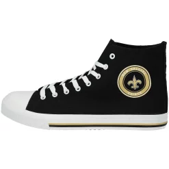 Men's FOCO New Orleans Saints High Top Canvas Sneakers -STANCE shop 4769367 ALT2
