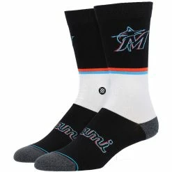 Men's Stance Miami Marlins Infiknit Color Crew Socks