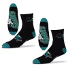 Men's For Bare Feet San Jose Sharks 2-Pack Team Quarter-Length Socks