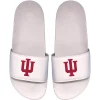 Men's ISlide White Indiana Hoosiers Primary Motto Slide Sandals -STANCE shop 5038975