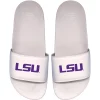 Men's ISlide White LSU Tigers Primary Motto Slide Sandals 1 Men's ISlide White LSU Tigers Primary Motto Slide Sandals -STANCE shop 5039508