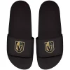 Men's ISlide Black Vegas Golden Knights Primary Motto Slide Sandals 1 Men's ISlide Black Vegas Golden Knights Primary Motto Slide Sandals -STANCE shop 5039644
