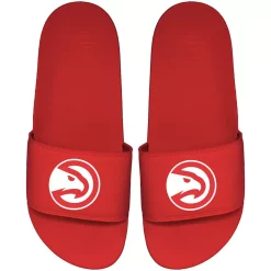 Men's ISlide Red Atlanta Hawks Primary Motto Slide Sandals