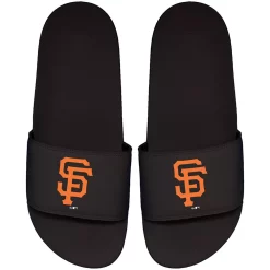 Men's ISlide Black San Francisco Giants Primary Motto Slide Sandals