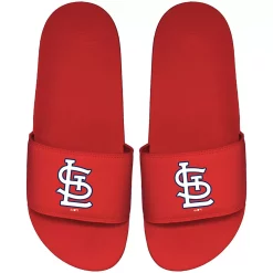 Men's ISlide Red St. Louis Cardinals Primary Motto Slide Sandals