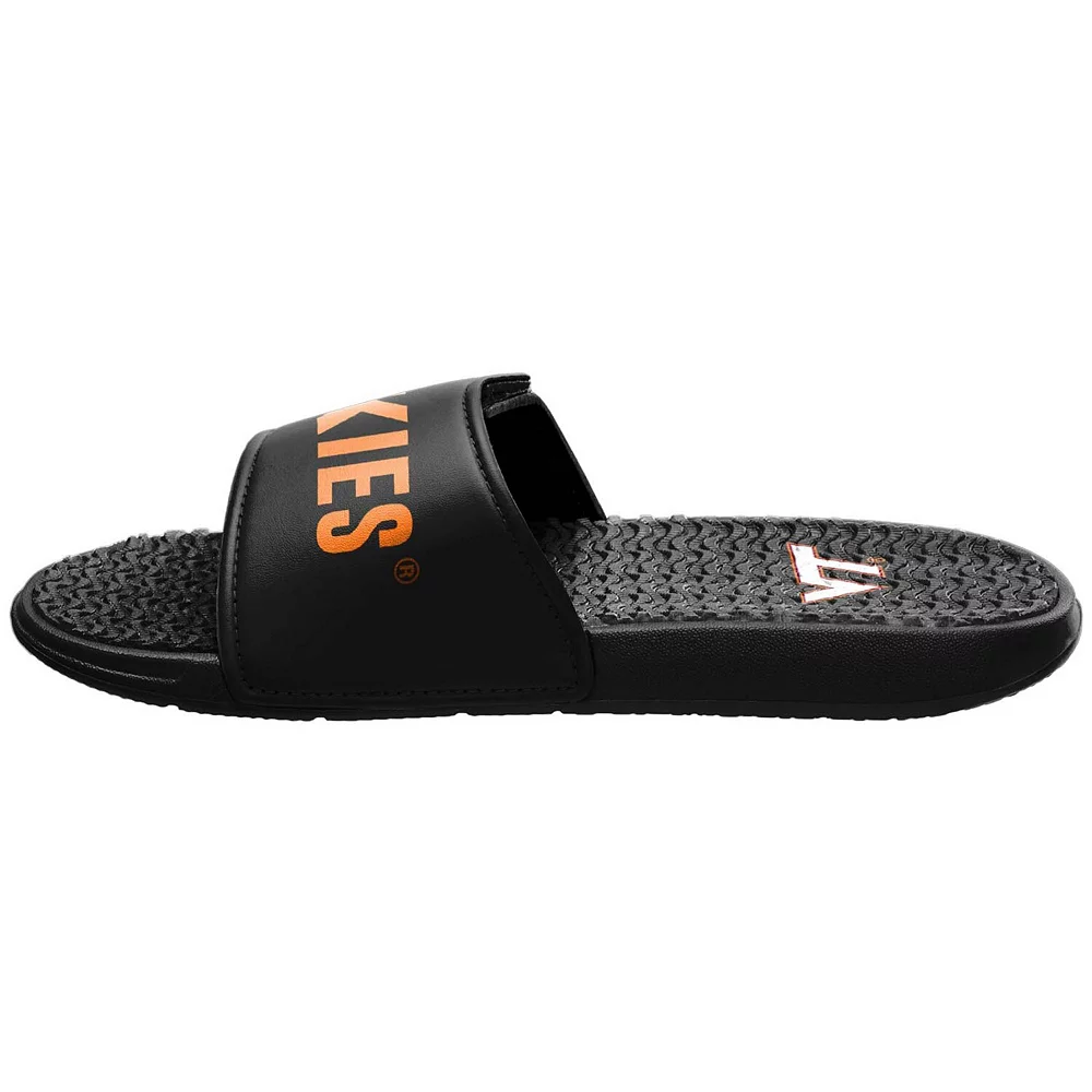 Men's FOCO Virginia Tech Hokies Wordmark Gel Slide Sandals 5 Men's FOCO Virginia Tech Hokies Wordmark Gel Slide Sandals - Image 3