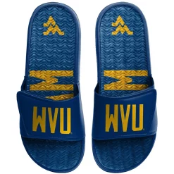 Men's FOCO West Virginia Mountaineers Wordmark Gel Slide Sandals