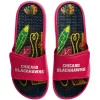 Men's FOCO Chicago Blackhawks Wordmark Gel Slide Sandals -STANCE shop 5100580