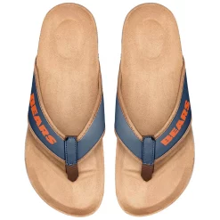 Men's FOCO Chicago Bears Cork Flip Flops