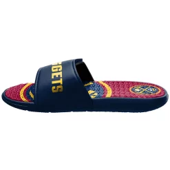 Men's FOCO Denver Nuggets Wordmark Gel Slide Sandals -STANCE shop 5100962 ALT2