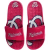 Men's FOCO Washington Nationals Wordmark Gel Slide Sandals -STANCE shop 5101382