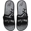 Men's FOCO San Antonio Spurs Wordmark Gel Slide Sandals 2 Men's FOCO San Antonio Spurs Wordmark Gel Slide Sandals -STANCE shop 5101526