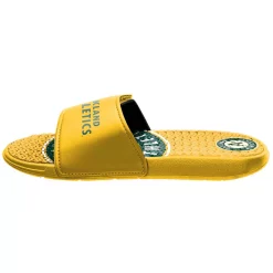 Men's FOCO Oakland Athletics Wordmark Gel Slide Sandals 7 Men's FOCO Oakland Athletics Wordmark Gel Slide Sandals -STANCE shop 5101782 ALT2