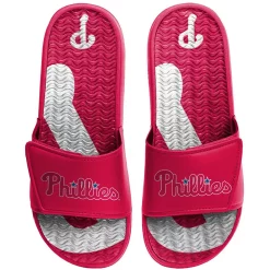 Men's FOCO Philadelphia Phillies Wordmark Gel Slide Sandals