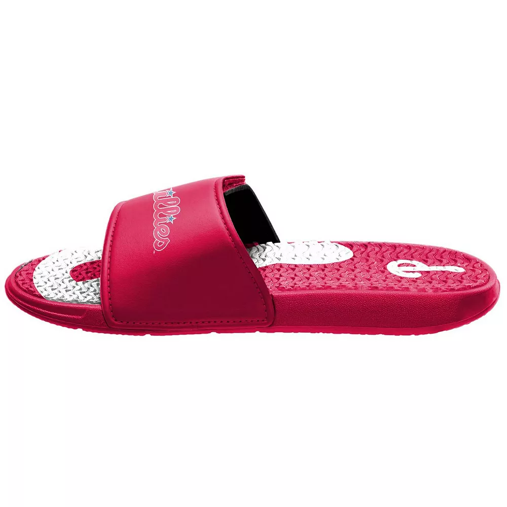 Men's FOCO Philadelphia Phillies Wordmark Gel Slide Sandals 5 Men's FOCO Philadelphia Phillies Wordmark Gel Slide Sandals - Image 3