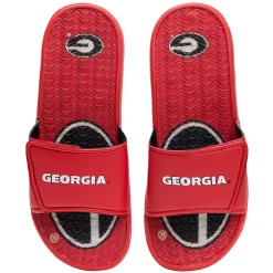 Men's FOCO Georgia Bulldogs Wordmark Gel Slide Sandals