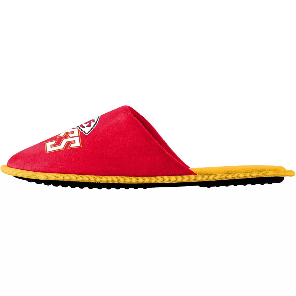 Men's FOCO Kansas City Chiefs Scuff Slide Slippers 5 Men's FOCO Kansas City Chiefs Scuff Slide Slippers - Image 3