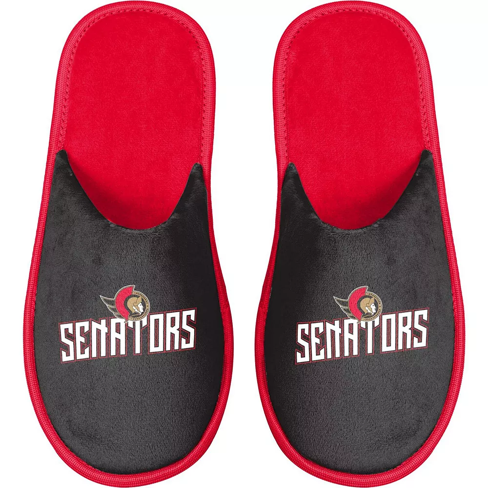 Men's FOCO Ottawa Senators Scuff Slide Slippers 4 Men's FOCO Ottawa Senators Scuff Slide Slippers - Image 2