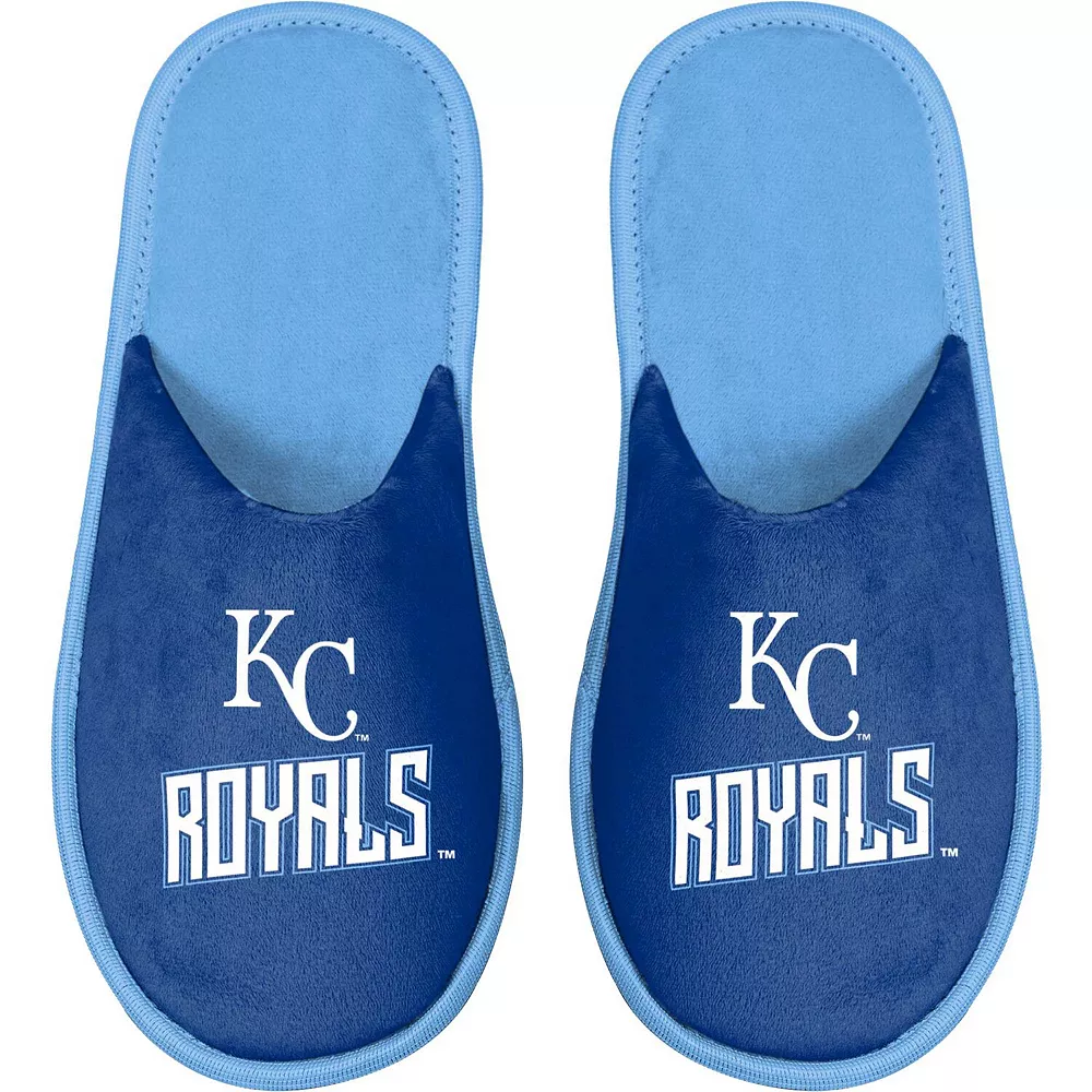 Men's FOCO Kansas City Royals Scuff Slide Slippers 3 Men's FOCO Kansas City Royals Scuff Slide Slippers