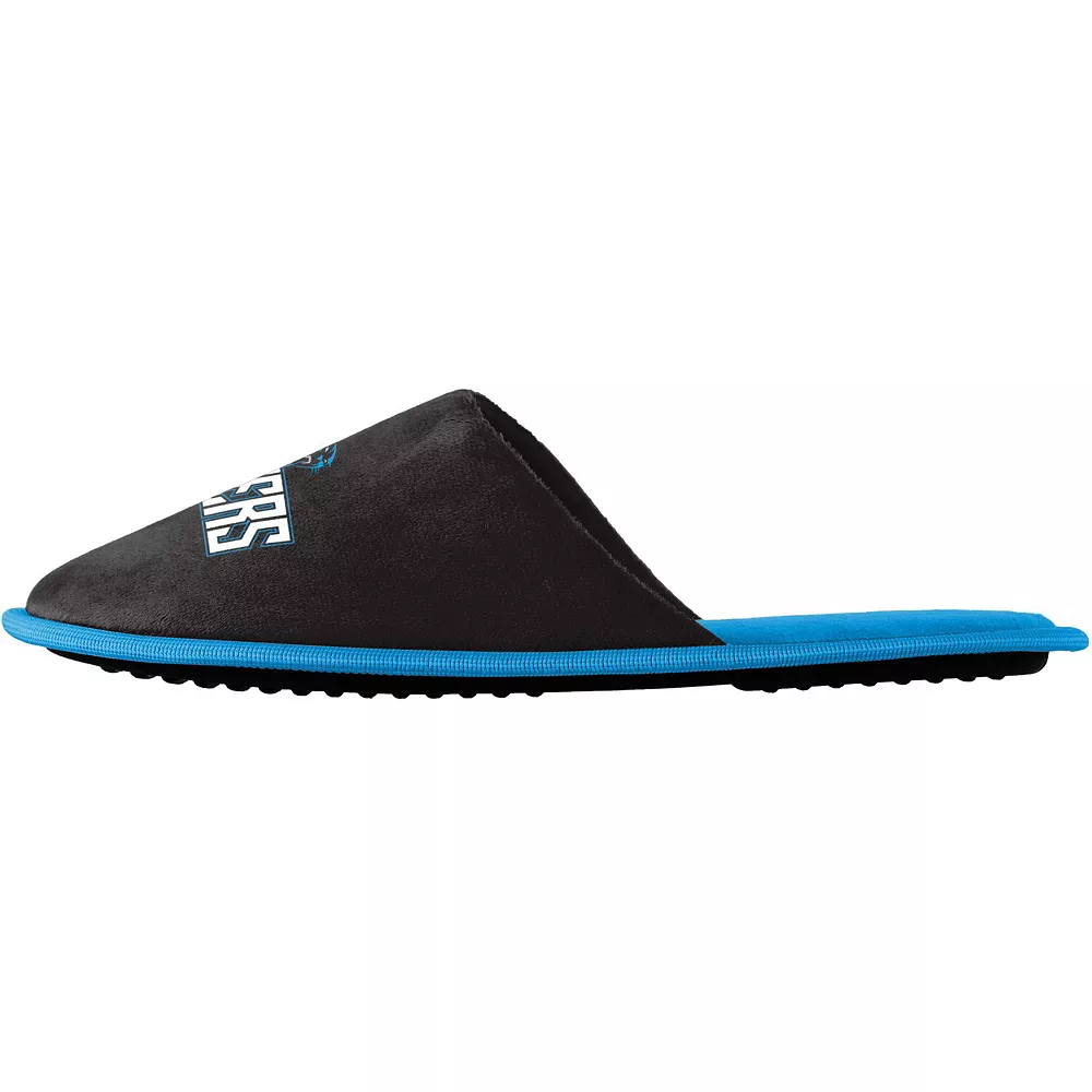 Men's FOCO Carolina Panthers Scuff Slide Slippers 5 Men's FOCO Carolina Panthers Scuff Slide Slippers - Image 3