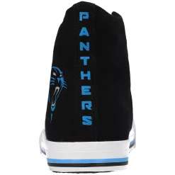 Men's FOCO Carolina Panthers Big Logo High Top Canvas Shoes -STANCE shop 5373897 ALT3