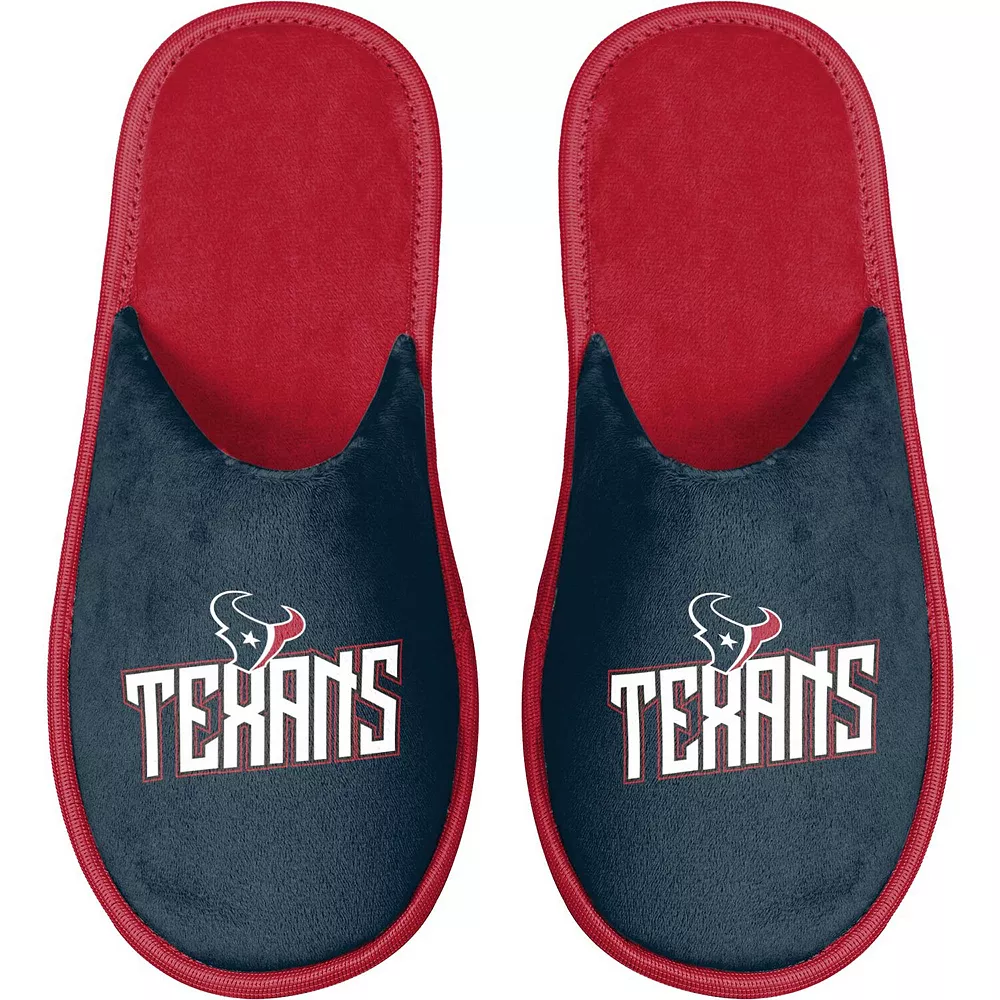 Men's FOCO Houston Texans Scuff Slide Slippers 4 Men's FOCO Houston Texans Scuff Slide Slippers - Image 2