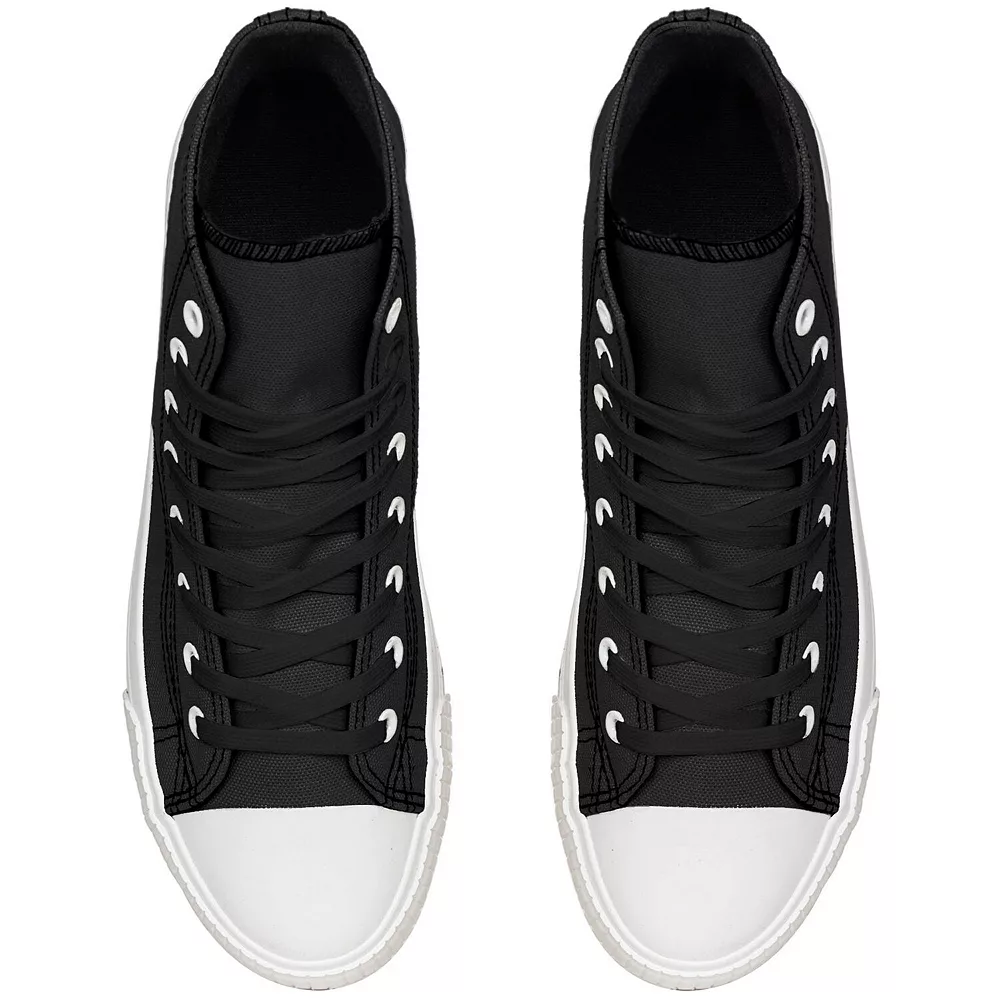 Men's FOCO Virginia Tech Hokies Big Logo High Top Canvas Shoes 4 Men's FOCO Virginia Tech Hokies Big Logo High Top Canvas Shoes - Image 2