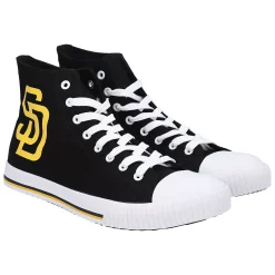Men's FOCO San Diego Padres Big Logo High Top Canvas Shoes 7 Men's FOCO San Diego Padres Big Logo High Top Canvas Shoes -STANCE shop 5376101 ALT