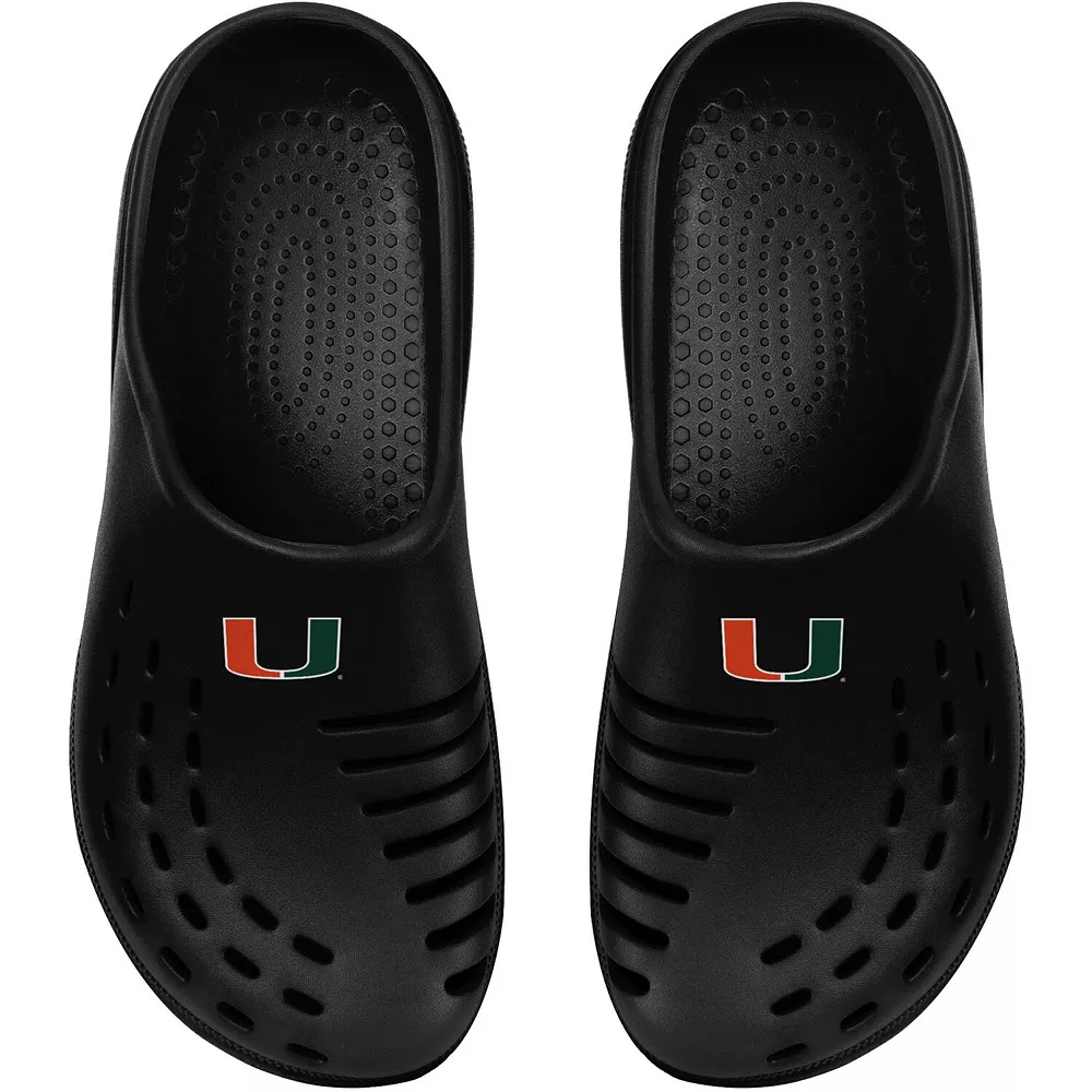 Men's FOCO Miami Hurricanes Molded Garden Clogs 4 Men's FOCO Miami Hurricanes Molded Garden Clogs - Image 2