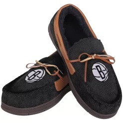 Men's FOCO Brooklyn Nets Corduroy Moccasin Slippers -STANCE shop 5391691 ALT2