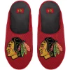 Men's FOCO Chicago Blackhawks Big Logo Colorblock Mesh Slippers -STANCE shop 5391978