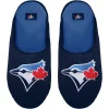 Men's FOCO Toronto Blue Jays Big Logo Colorblock Mesh Slippers -STANCE shop 5392195