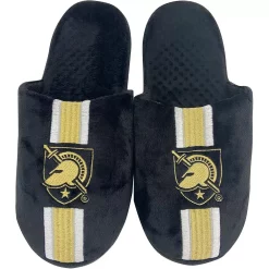 Men's FOCO Army Black Knights Striped Team Slippers