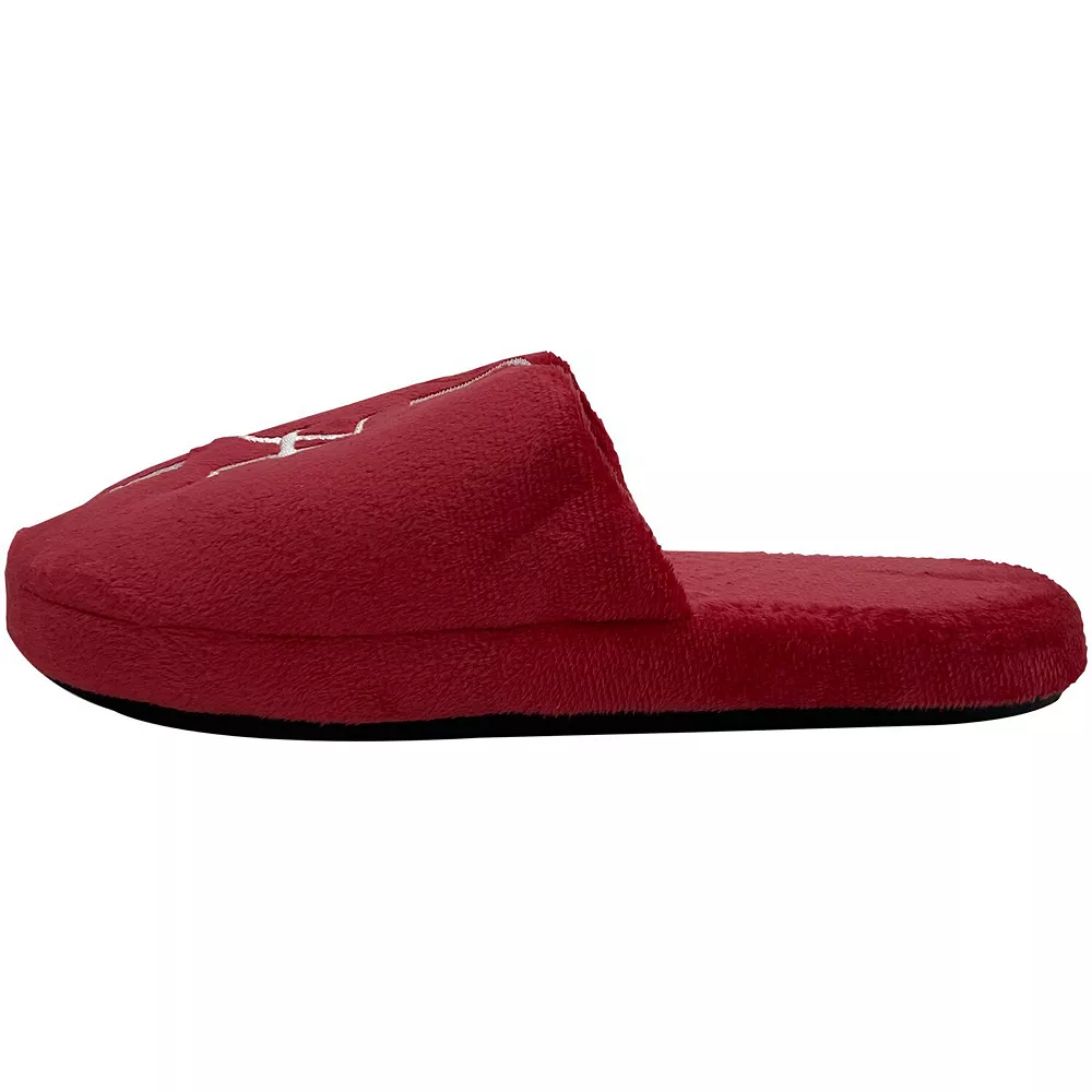 Men's FOCO Alabama Crimson Tide Striped Team Slippers 5 Men's FOCO Alabama Crimson Tide Striped Team Slippers - Image 3