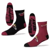 Men's For Bare Feet Miami Heat 2-Pack Team Quarter-Length Socks 1 Men's For Bare Feet Miami Heat 2-Pack Team Quarter-Length Socks -STANCE shop 5402747