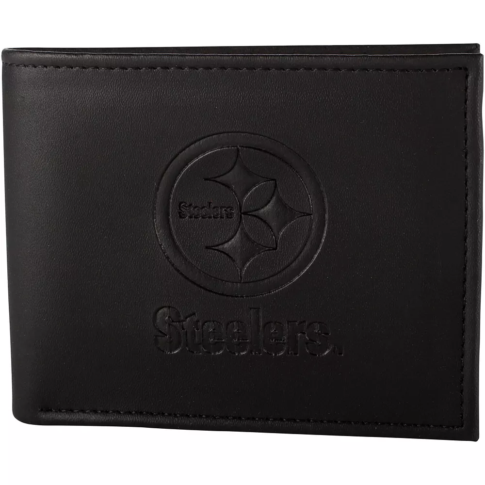 Men's Black Pittsburgh Steelers Hybrid Bi-Fold Wallet 4 Men's Black Pittsburgh Steelers Hybrid Bi-Fold Wallet - Image 2