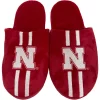Men's FOCO Nebraska Huskers Striped Team Slippers 1 Men's FOCO Nebraska Huskers Striped Team Slippers -STANCE shop 5411002