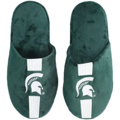 Men's FOCO Michigan State Spartans Striped Team Slippers -STANCE shop 5412812 ALT