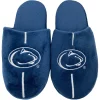 Men's FOCO Penn State Nittany Lions Striped Team Slippers 1 Men's FOCO Penn State Nittany Lions Striped Team Slippers -STANCE shop 5413586