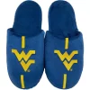 Men's FOCO West Virginia Mountaineers Striped Team Slippers 2 Men's FOCO West Virginia Mountaineers Striped Team Slippers -STANCE shop 5417247