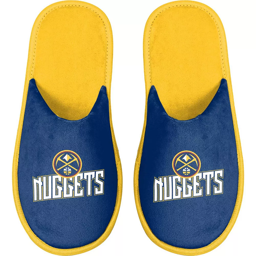 Men's FOCO Denver Nuggets Scuff Slide Slippers 4 Men's FOCO Denver Nuggets Scuff Slide Slippers - Image 2