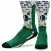 For Bare Feet Dallas Mavericks Four Leaf St. Patrick's Day V-Curve Crew Socks 1 For Bare Feet Dallas Mavericks Four Leaf St. Patrick's Day V-Curve Crew Socks -STANCE shop 5680310