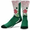 For Bare Feet Toronto Raptors Four Leaf St. Patrick's Day V-Curve Crew Socks 2 For Bare Feet Toronto Raptors Four Leaf St. Patrick's Day V-Curve Crew Socks -STANCE shop 5680500