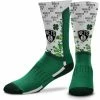 For Bare Feet Brooklyn Nets Four Leaf St. Patrick's Day V-Curve Crew Socks 2 For Bare Feet Brooklyn Nets Four Leaf St. Patrick's Day V-Curve Crew Socks -STANCE shop 5680722