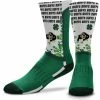For Bare Feet Colorado Buffaloes Four Leaf St. Patrick's Day V-Curve Crew Socks