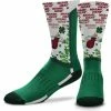 For Bare Feet Miami Heat Four Leaf St. Patrick's Day V-Curve Crew Socks -STANCE shop 5681872